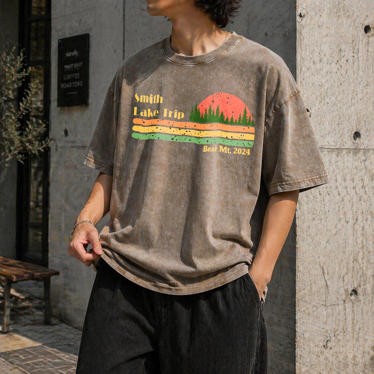 Camping Vintage Washed T-Shirt product image 3