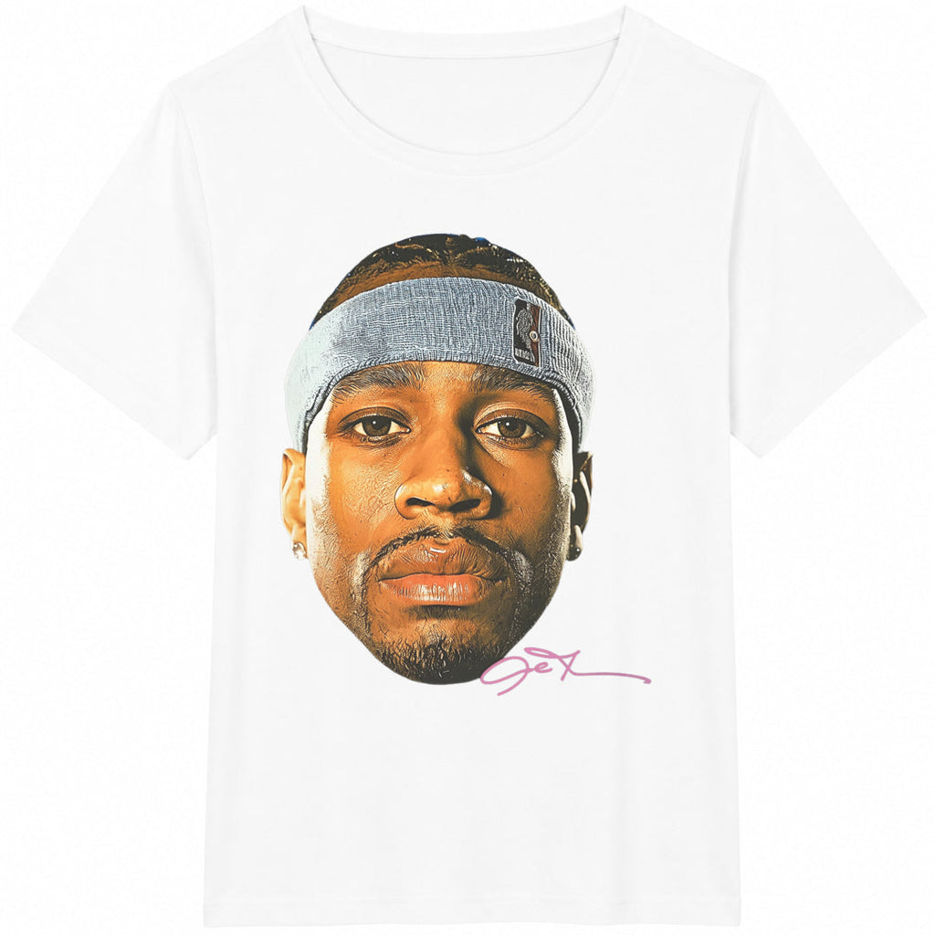 Allen Iverson Head Fan Cotton T-Shirt product image 2