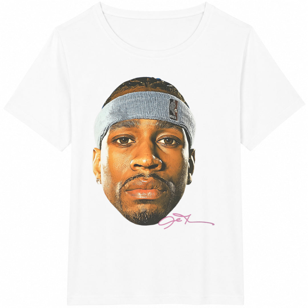 Allen Iverson Head Fan Cotton T-Shirt product image 2