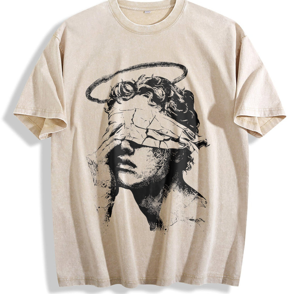 Angel Statue Vintage Washed T-Shirt product image 1