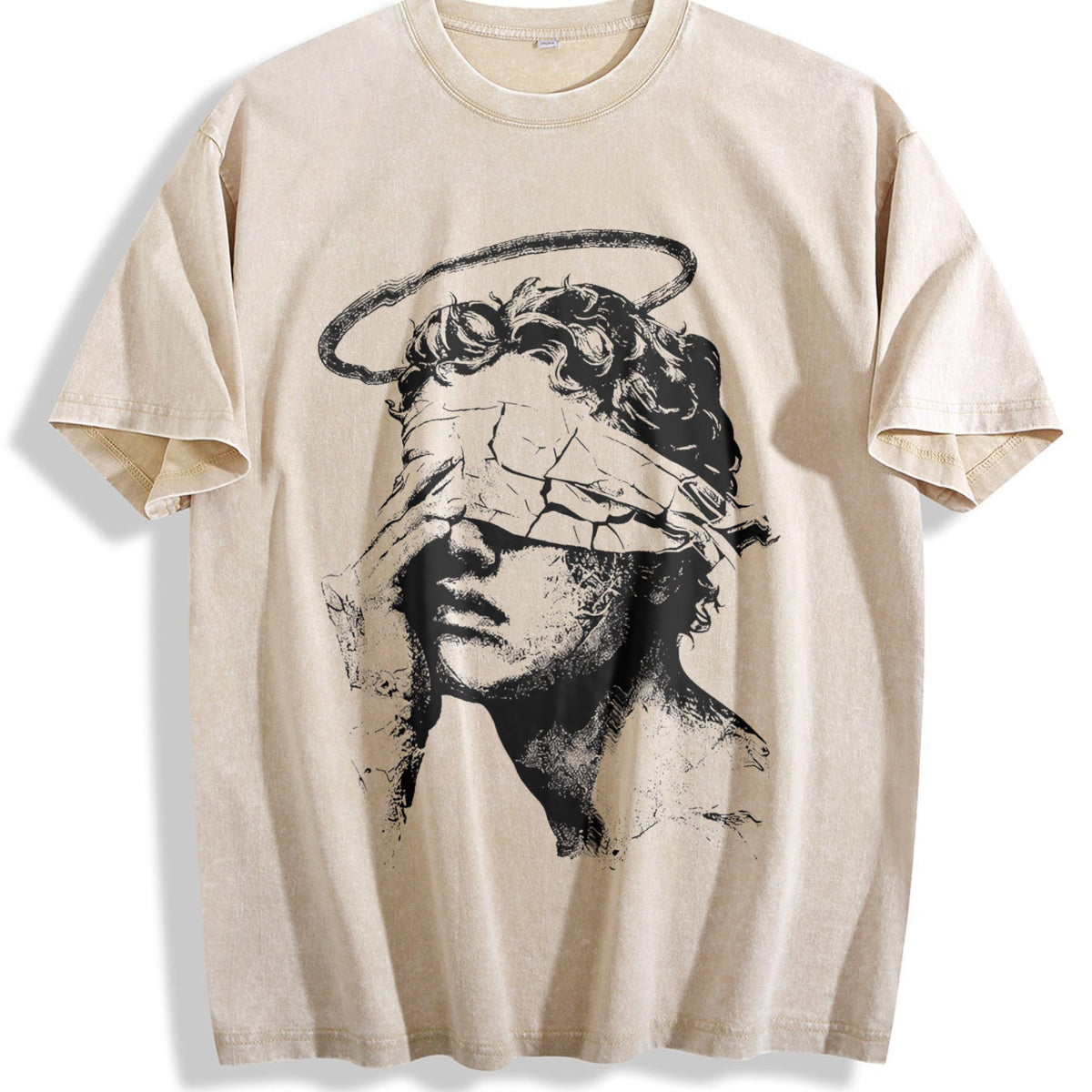 Angel Statue Vintage Washed T-Shirt product image 1