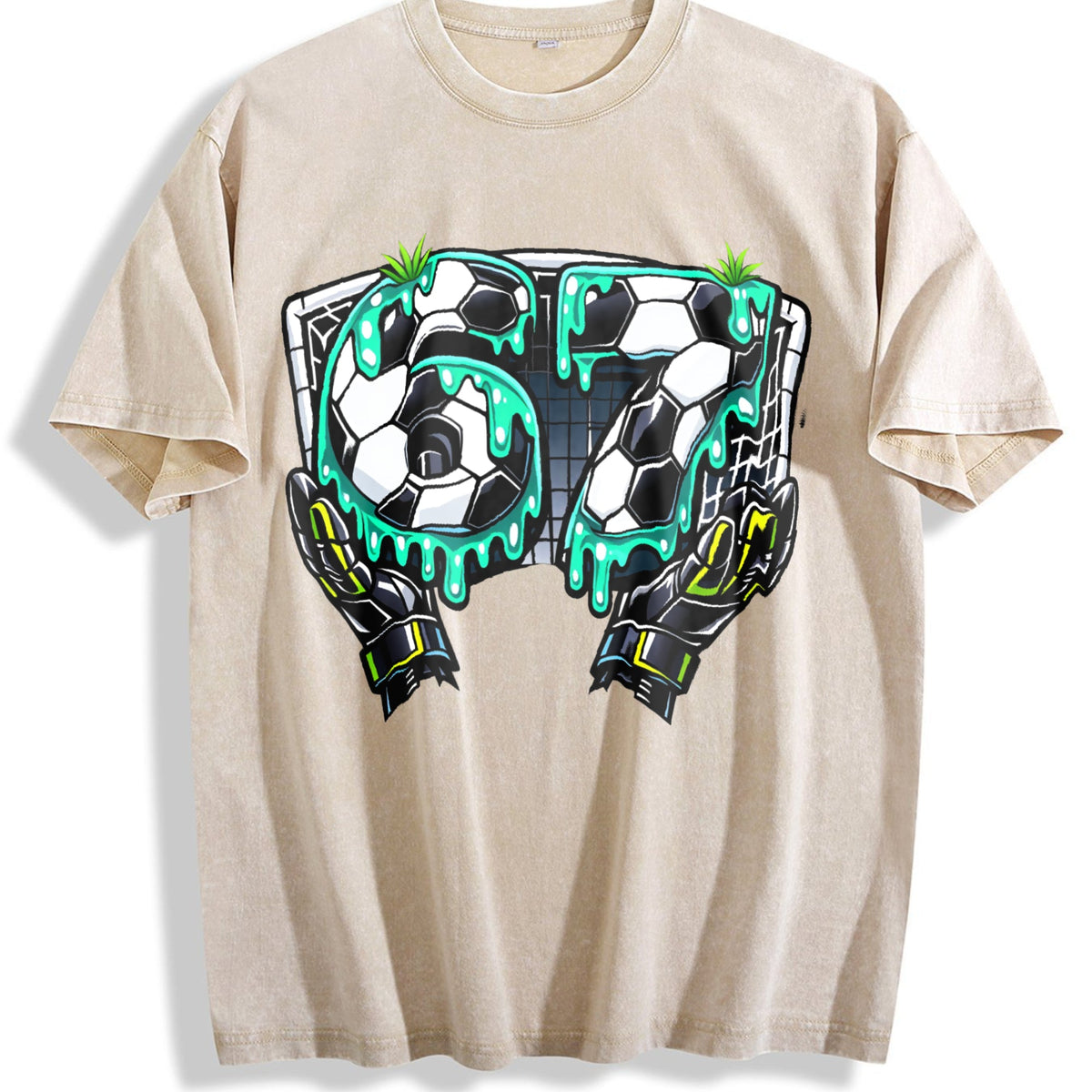 Global Soccer Fan Vintage Washed T-Shirt product image 1