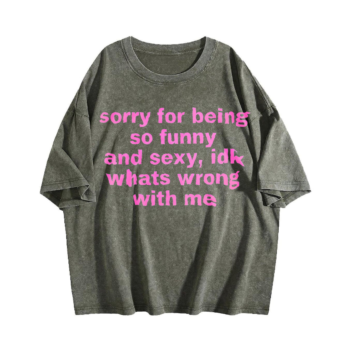 Sorry For Being So Funny And Sexy Vintage Washed T-Shirt product image 4