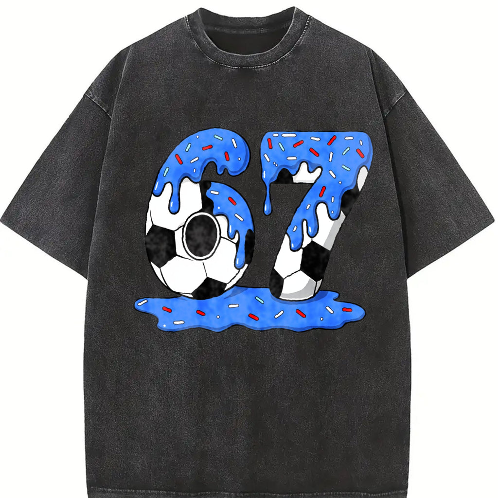 Global Soccer Fan Vintage Washed T-Shirt product image 2