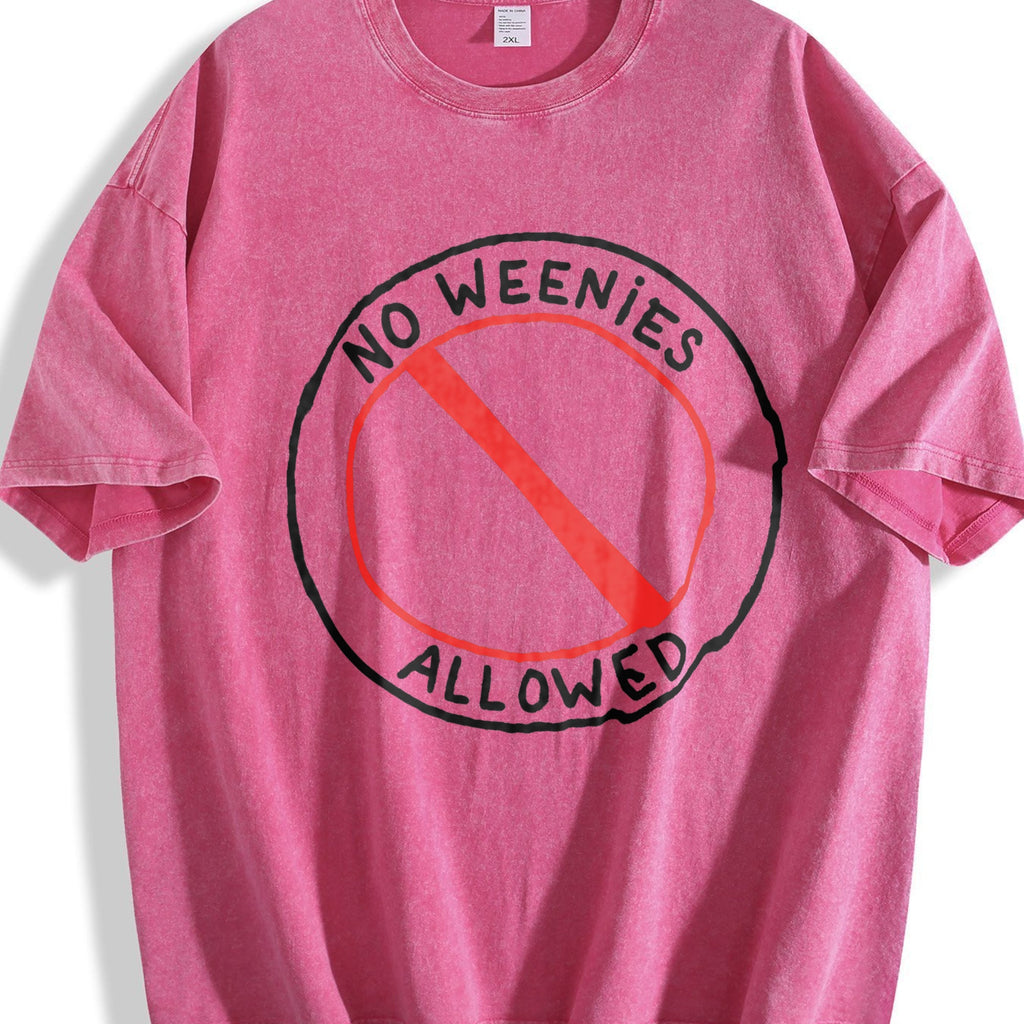 No Weenies Allowed Vintage Washed T-Shirt product image 7