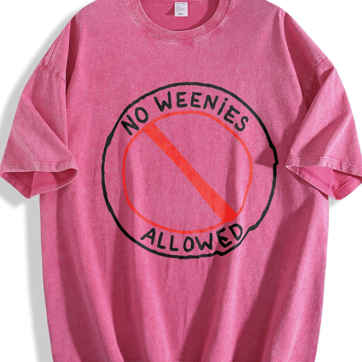 No Weenies Allowed Vintage Washed T-Shirt product image 7