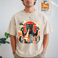Funny Catzilla Cat Japanese Art For 0714d 818 Vintage product image 1