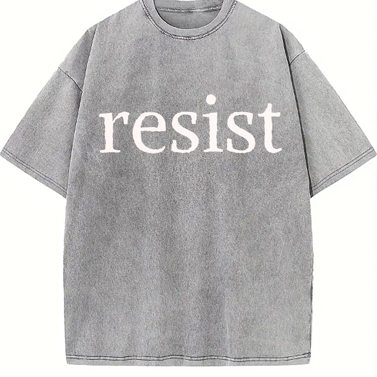 Resist Minimal Lettering Vintage Washed T-Shirt product image 5