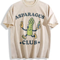 Asparagus Club Funny Veggie Lover Cartoon Vintage Washed product image 1