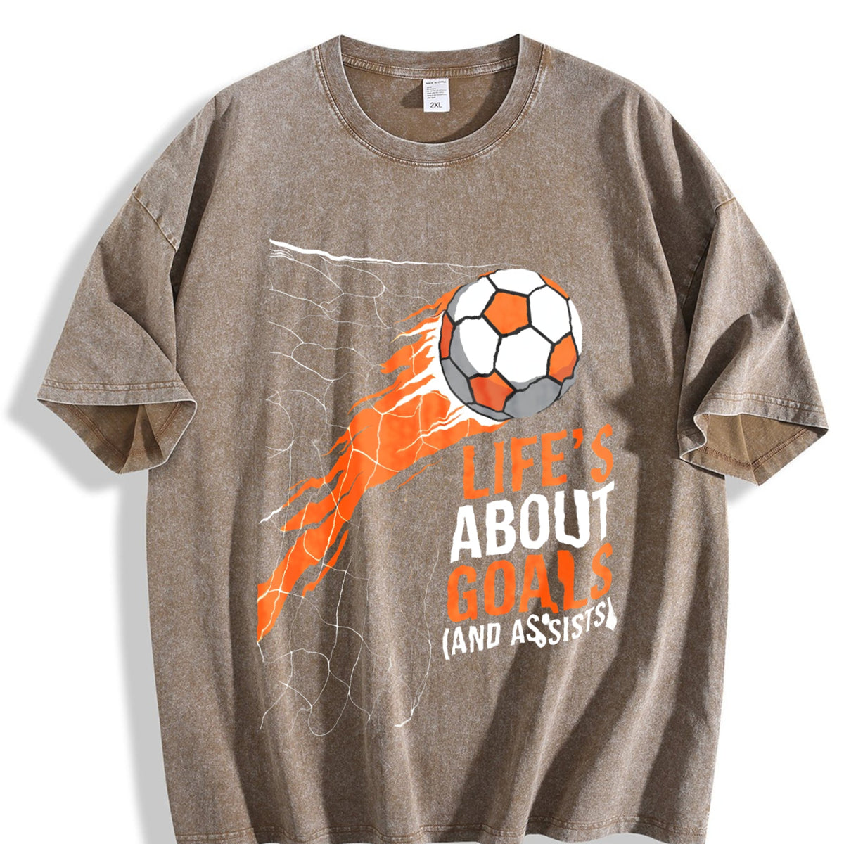 Global Soccer Fan Vintage Washed T-Shirt product image 3