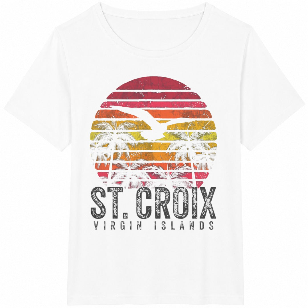 St Croix Sunset Beach Island Mazezy De Cotton T-Shirt product image 2
