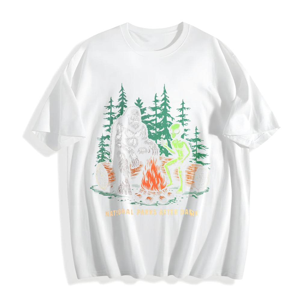 Funny National Parks After Dark Sarcastic Bigfoot Alien product image 2