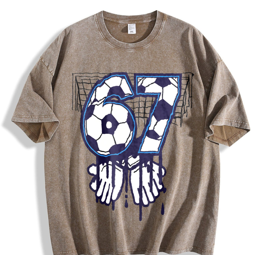 Global Soccer Fan Vintage Washed T-Shirt product image 3