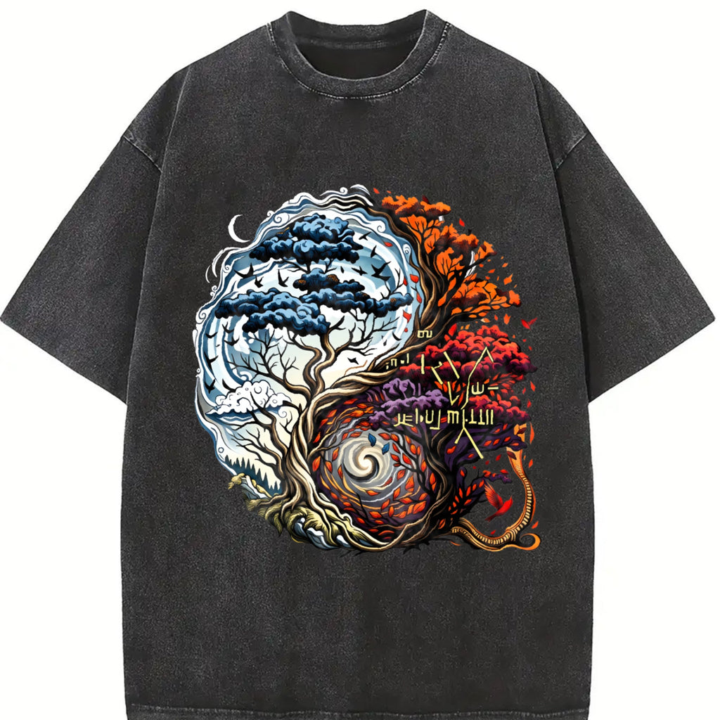 Explorer Soul I Am Not Afraid Split Landscape Sun-faded product image 2