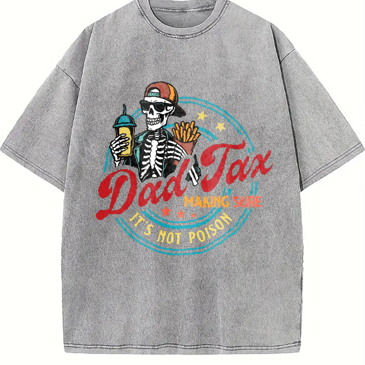 Dad Tax Making Sure It's Not Poison Fathers Day Vintage product image 5