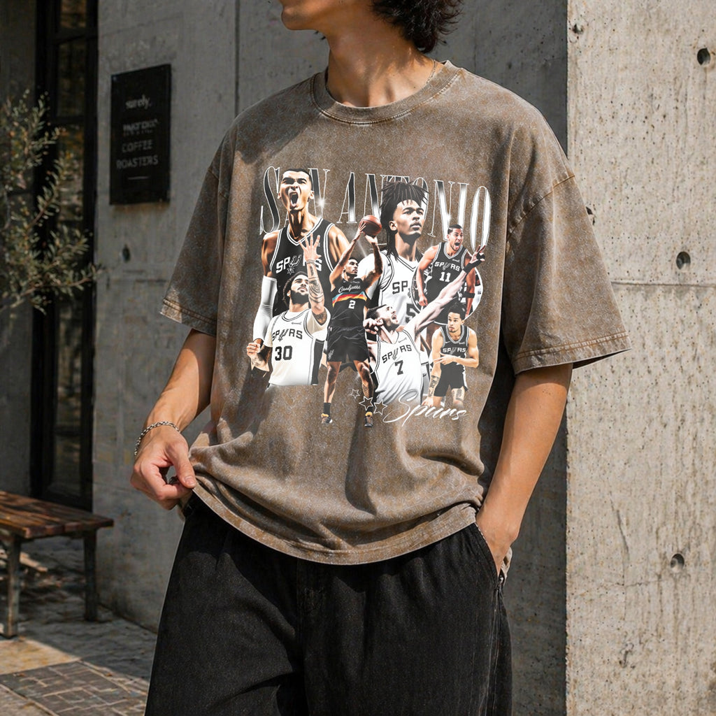 Wembanyama Castle Harper Kornet Vintage Washed T-Shirt product image 3