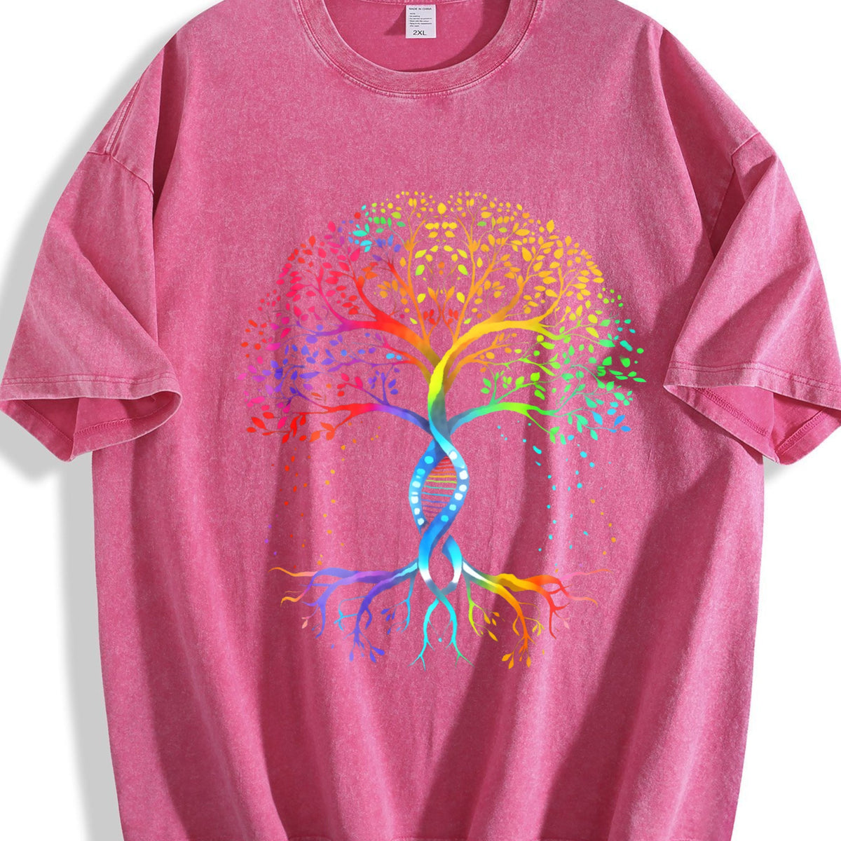 Pride Tree Of Life Bella Canvas Vintage Washed T-Shirt product image 7