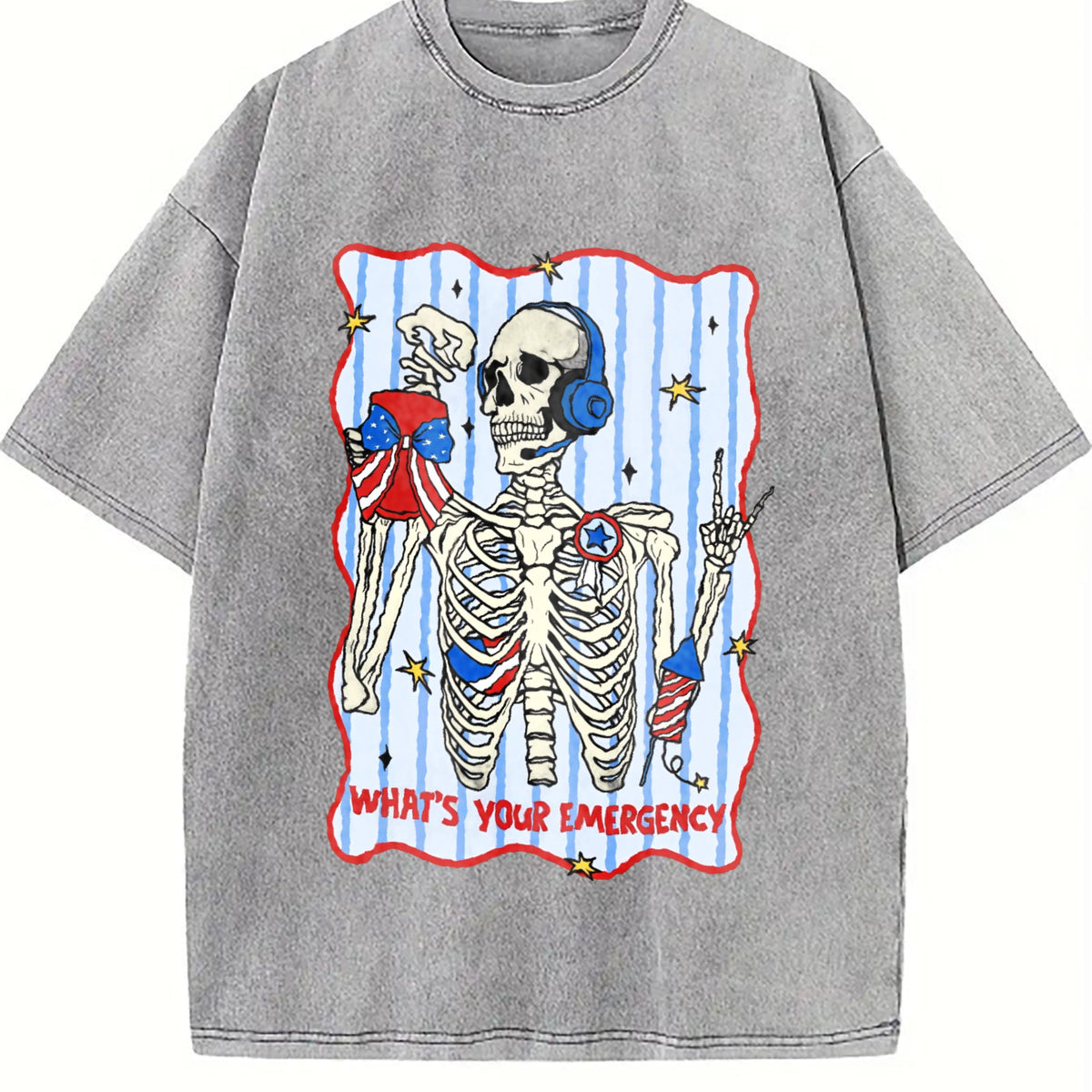 Dispatcher 4th Of July Vintage Washed T-Shirt product image 5