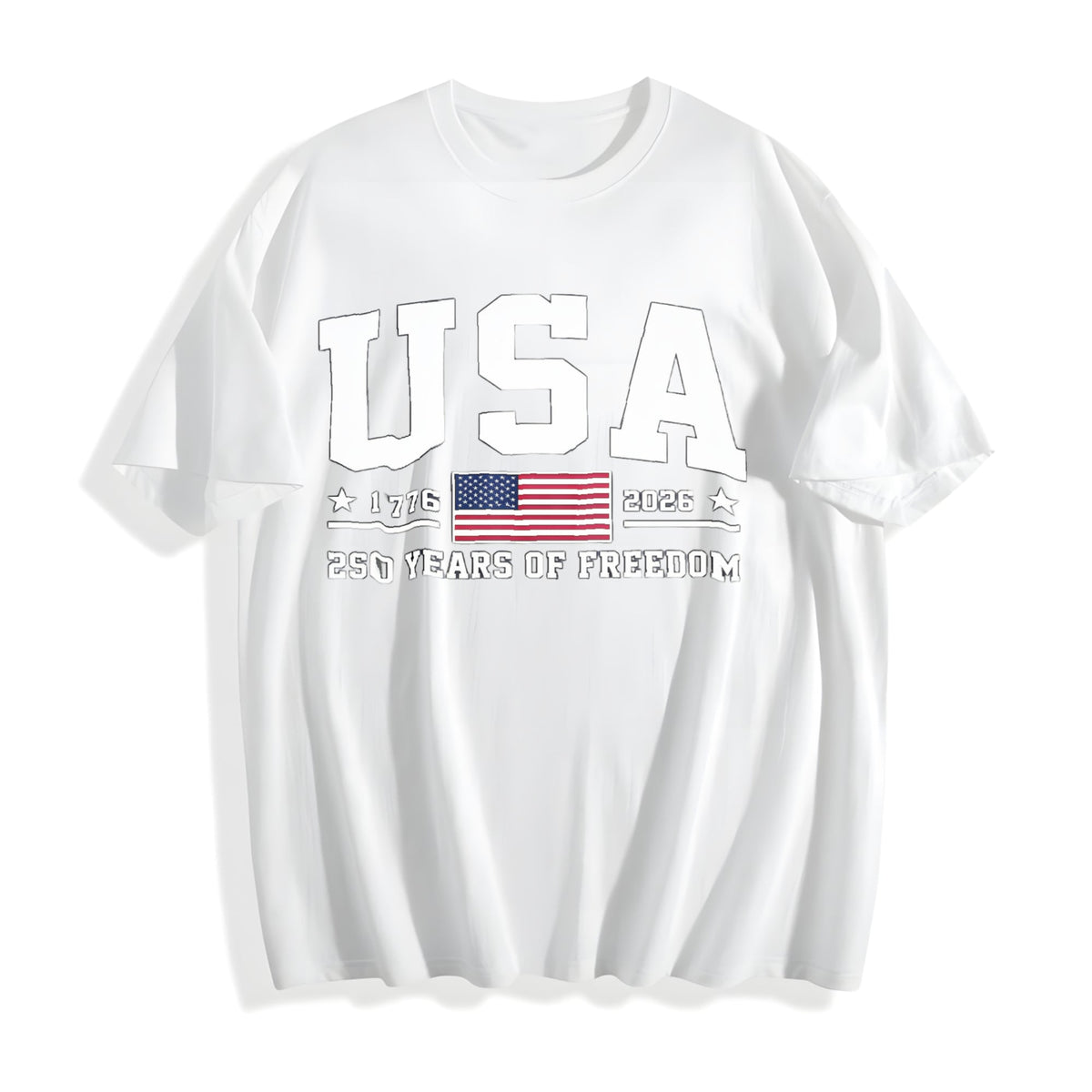 250 Years Of Freedom USA Cotton T-Shirt product image 2