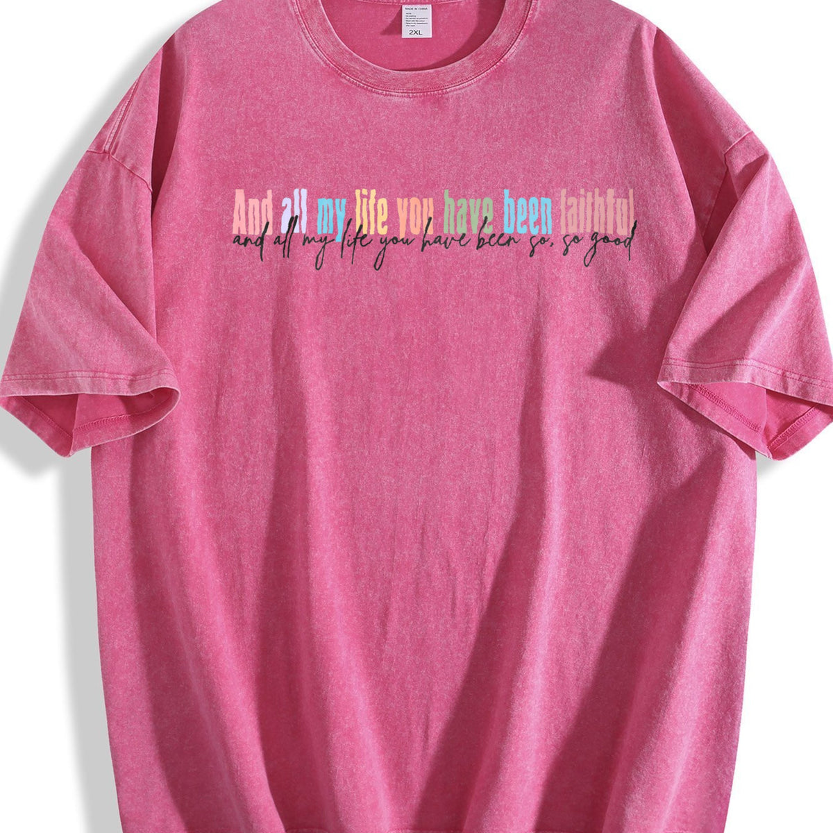 All My Life You Have Been Faithful Vintage Washed T-Shirt product image 7