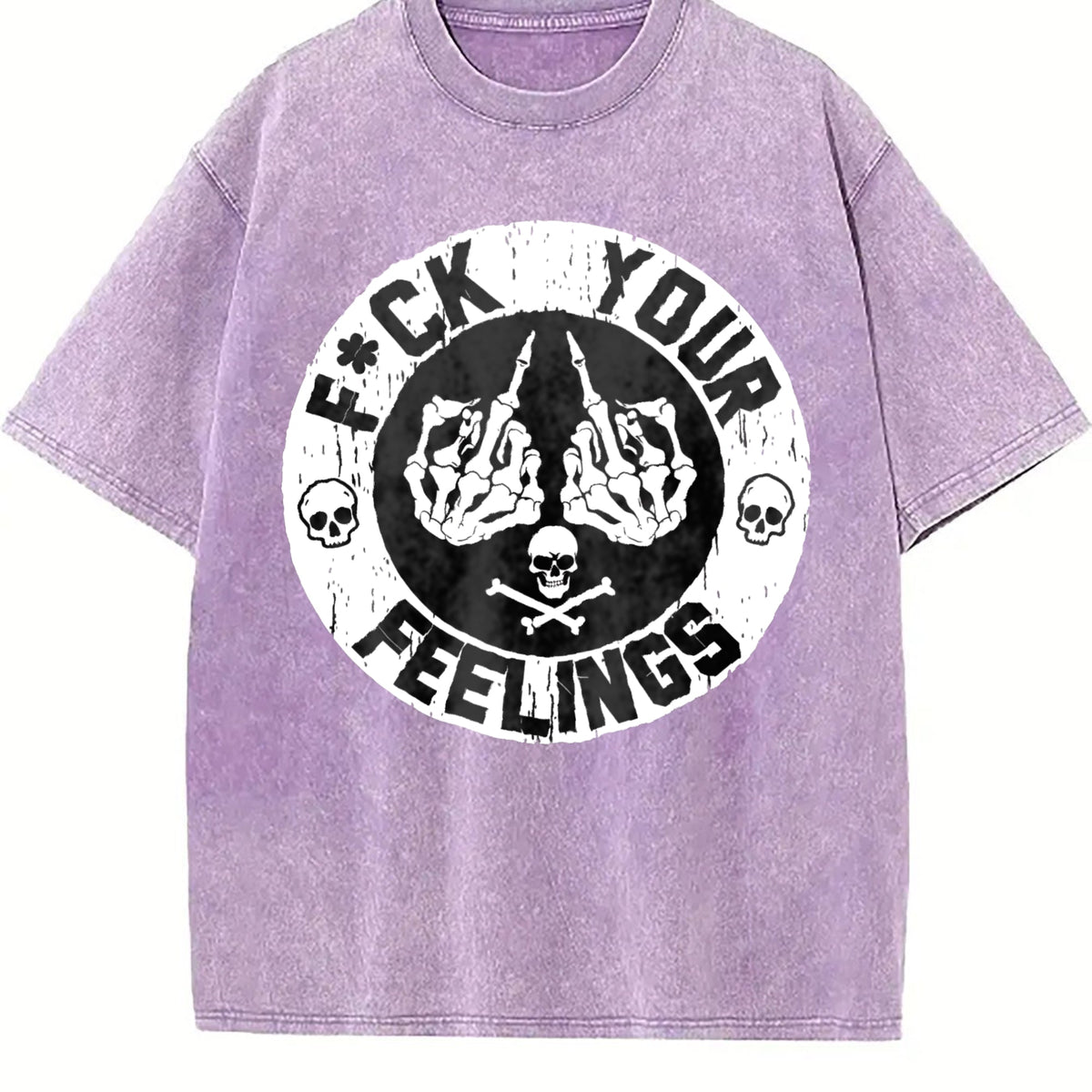 F Ck Your Feelings Skull - Bold Statement Vintage Washed product image 6