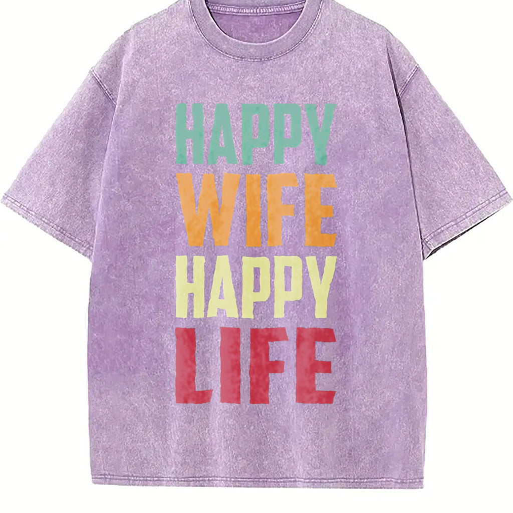 Funny Daughter Wife Slogan Vintage Washed T-Shirt product image 6