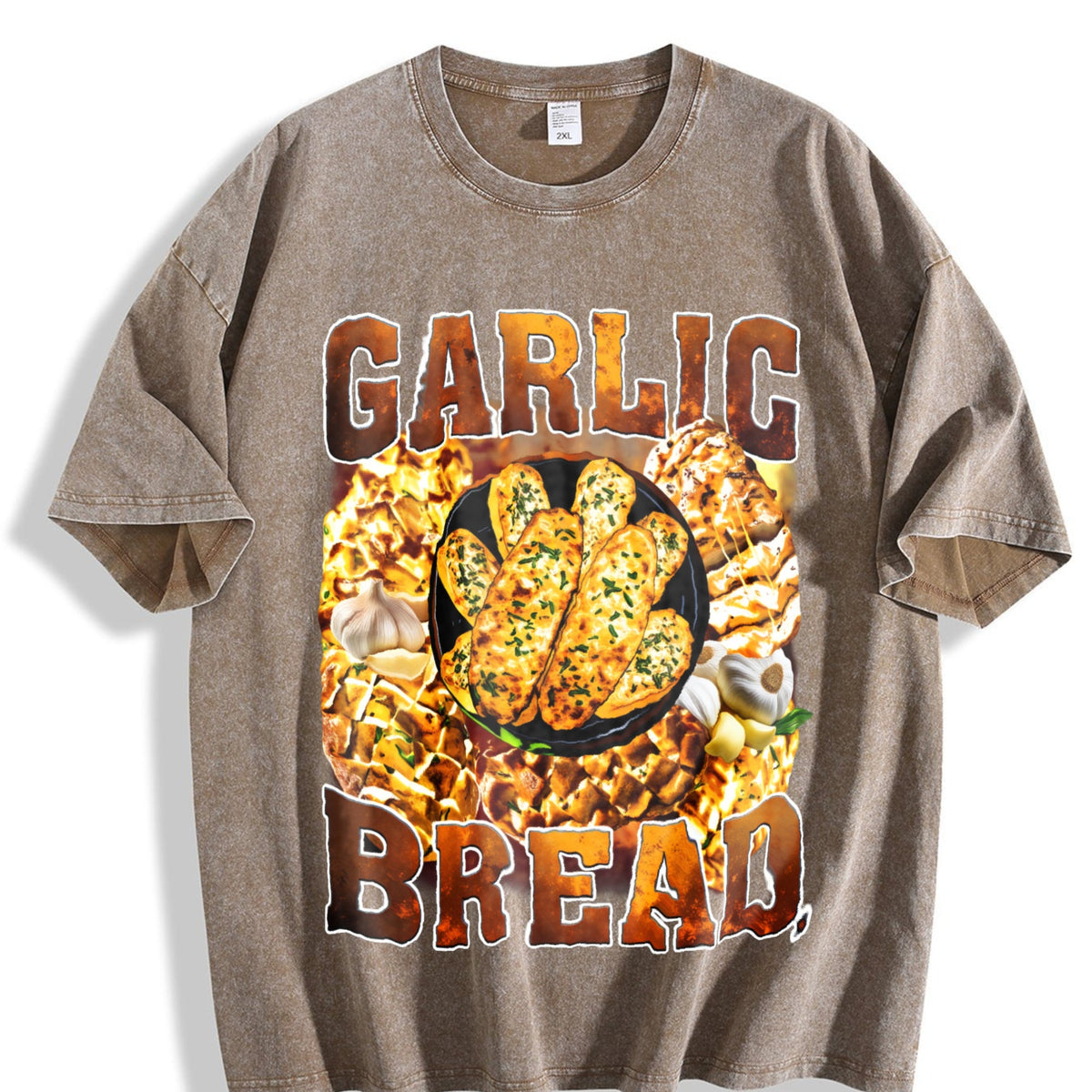 Garlic Bread Vintage Washed T-Shirt product image 3