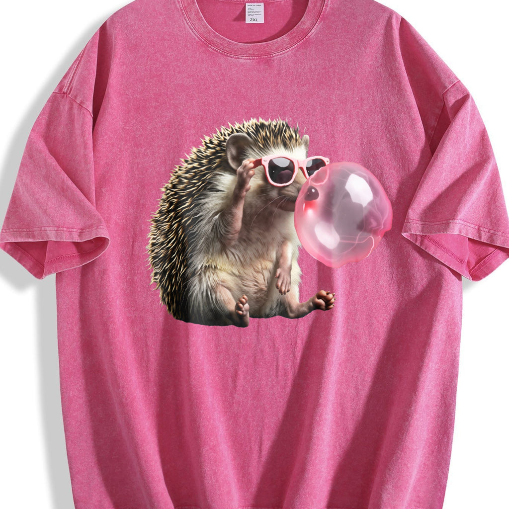 Grunge Vibes For Explorers: Hedgehog In Pink Shades Vintage product image 7