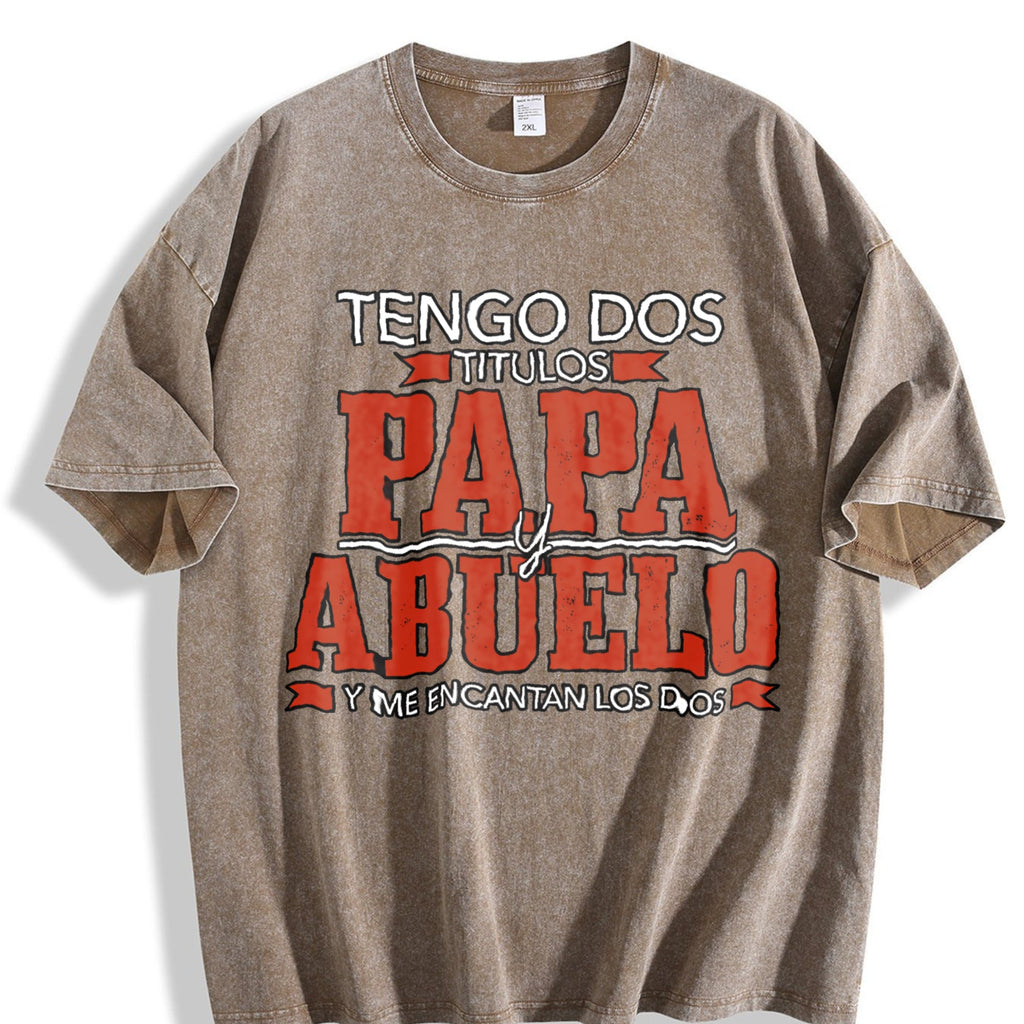 Tengo Dos Titulos Papa Abuelo Funny Spanish Father's product image 3