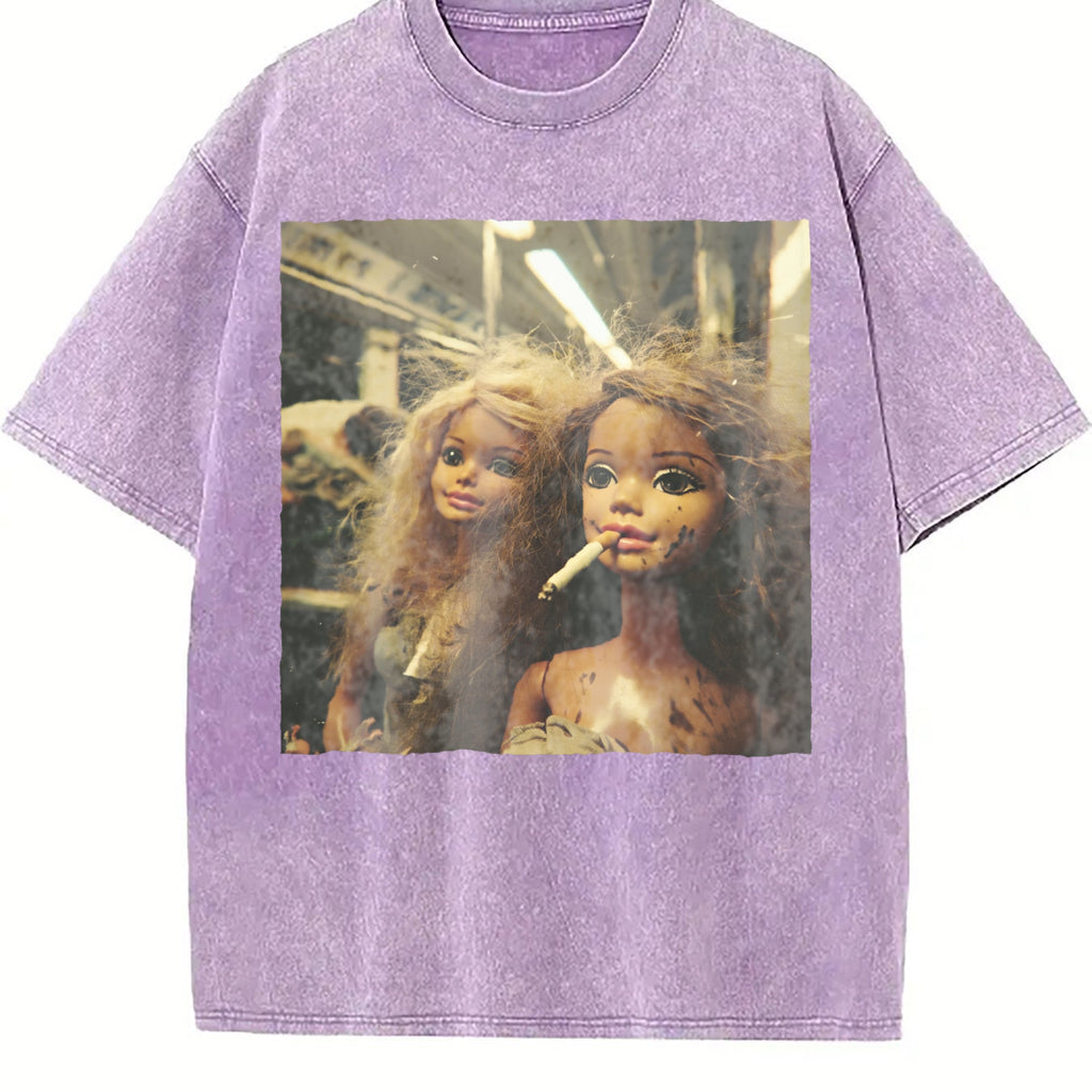 Dolls Taking a Break Vintage Washed T-Shirt product image 6