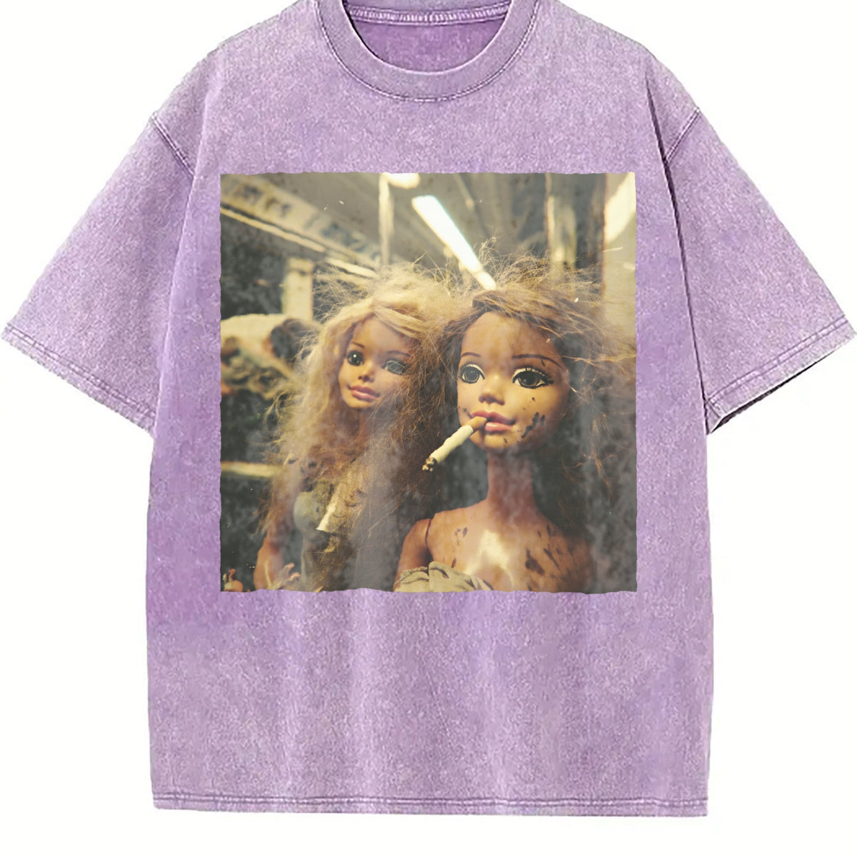 Dolls Taking a Break Vintage Washed T-Shirt product image 6