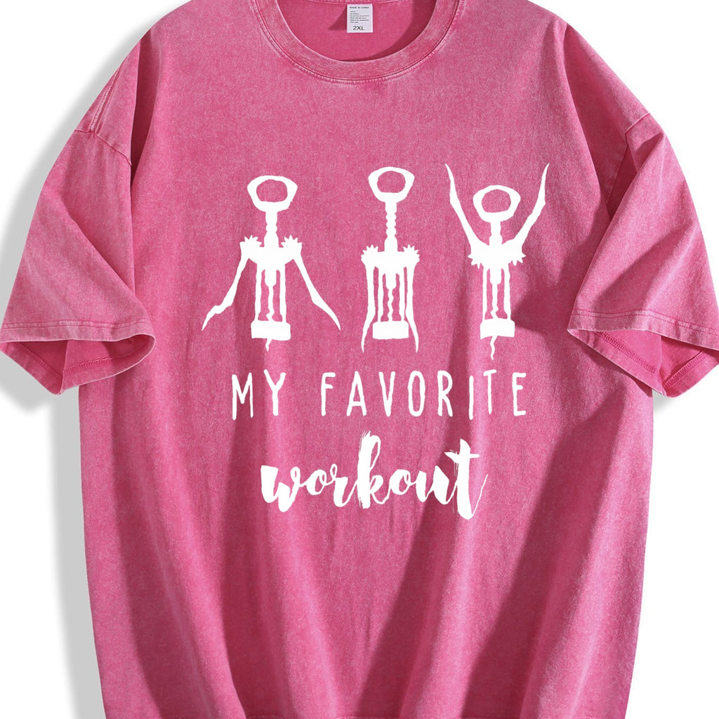 Funny Wine Vintage Washed T-Shirt product image 7