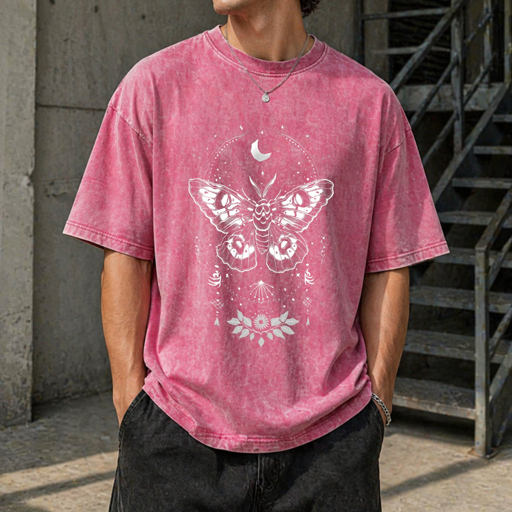 Moth Moon Vintage Washed T-Shirt product image 7