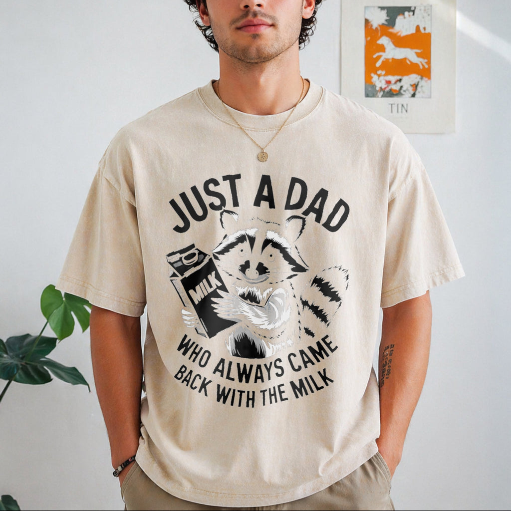 Just A Dad Who Always Came Back With The Milk Vintage product image 1