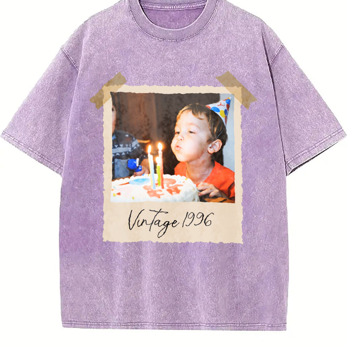 Photo And Year Vintage Washed T-Shirt product image 6
