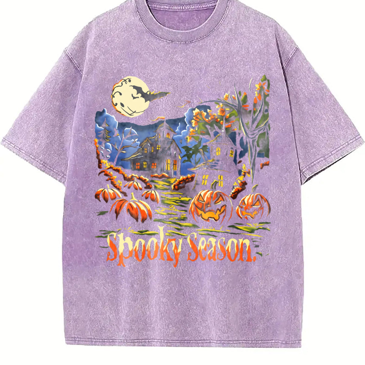 Spooky Season 90s Vintage Washed T-Shirt product image 6