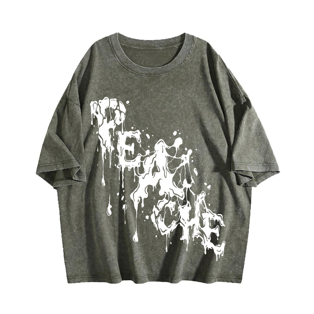 Explorer Statement With Dripping Graffiti Fear Vintage product image 4