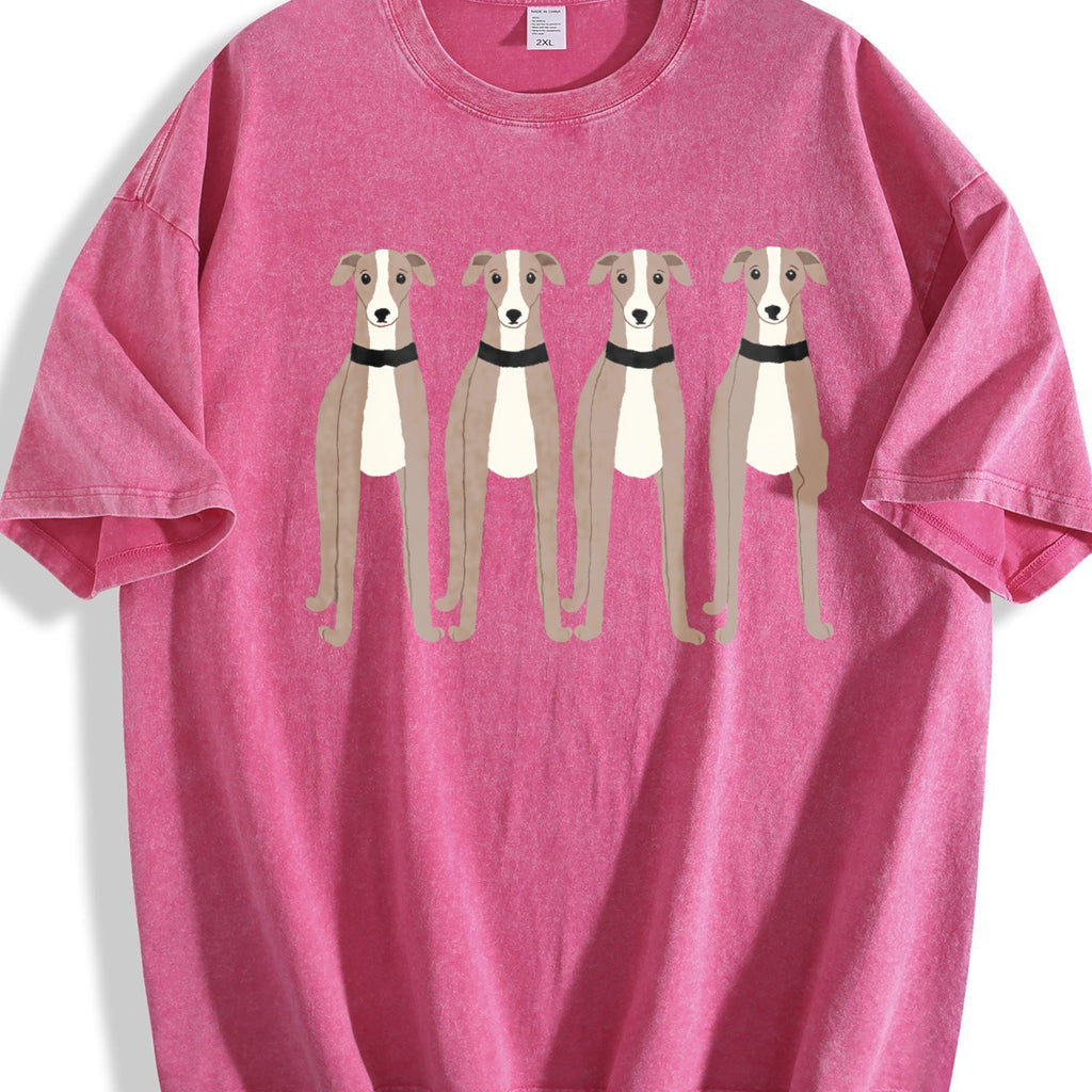 Greyhound Lover Vintage Washed T-Shirt product image 7