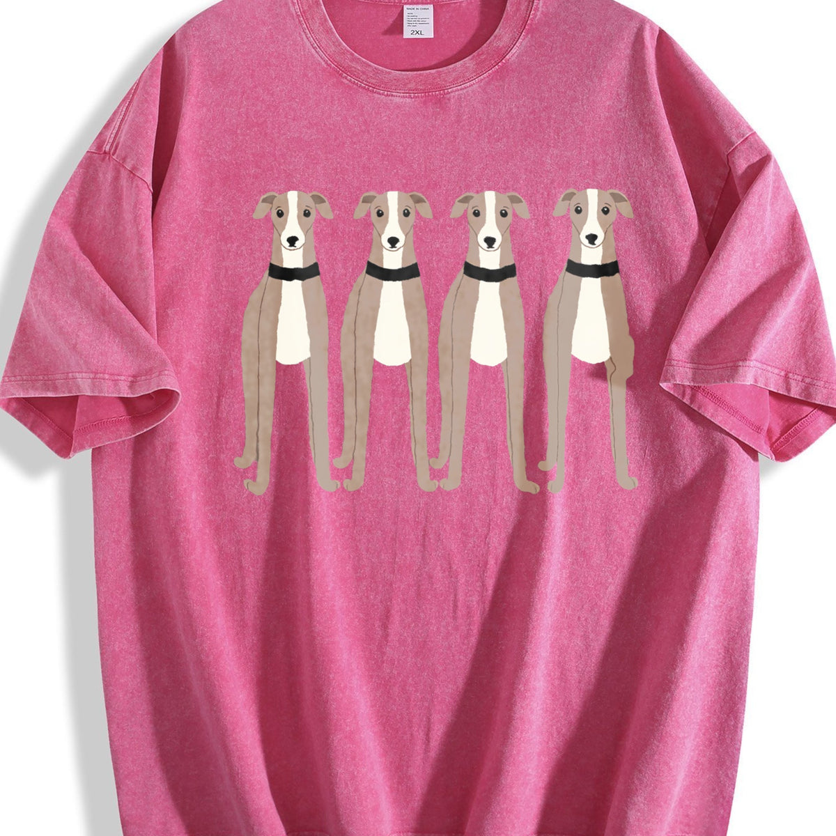 Greyhound Lover Vintage Washed T-Shirt product image 7