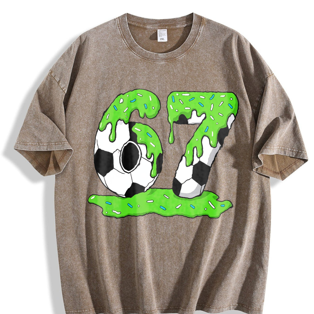 Global Soccer Fan Vintage Washed T-Shirt product image 3
