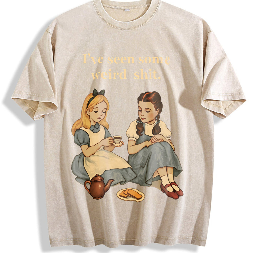 Sarcastic Humor Vintage Washed T-Shirt product image 1
