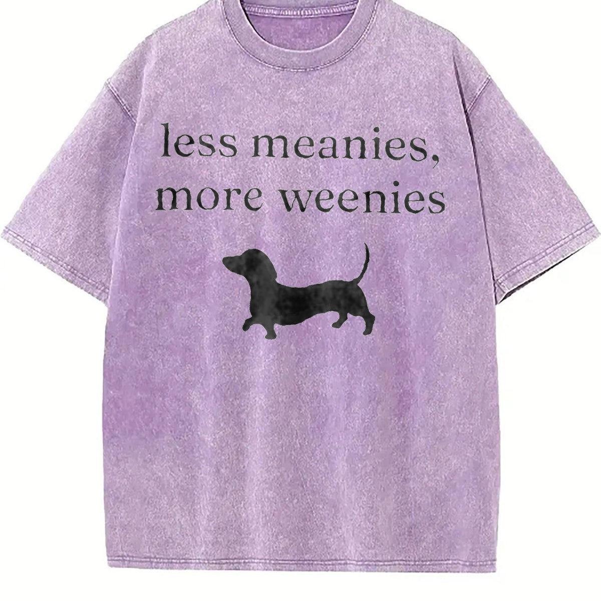 Less Meanies More Weenies Vintage Washed T-Shirt product image 6