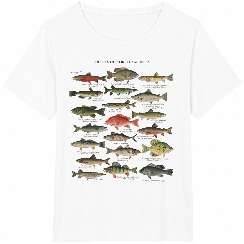 North American Fish Cotton T-Shirt product image 2