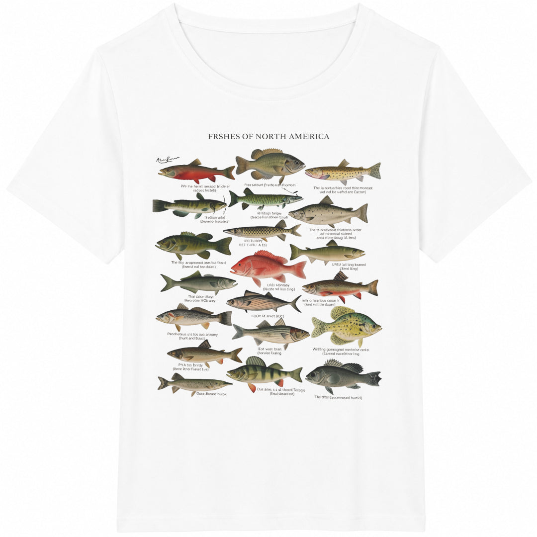 North American Fish Cotton T-Shirt product image 2