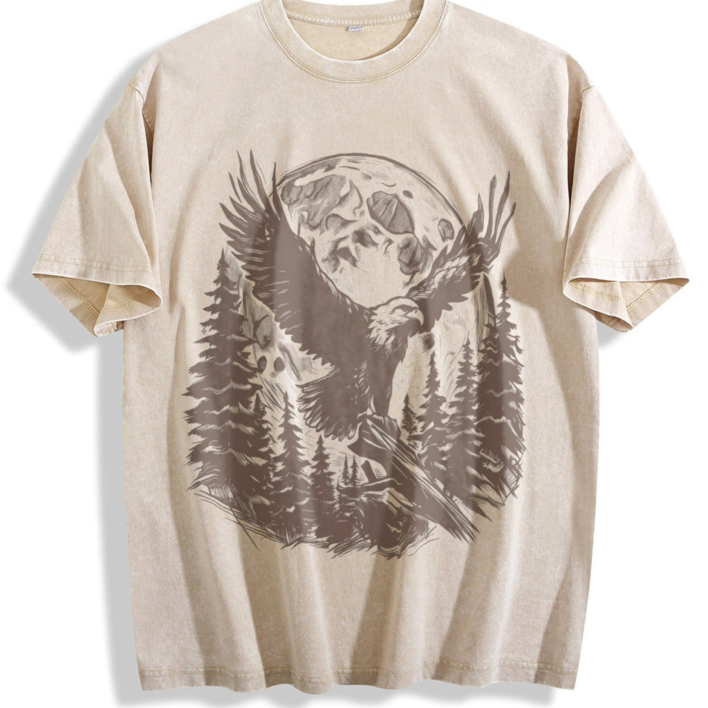 90s Eagle Moon Vintage Washed T-Shirt product image 1
