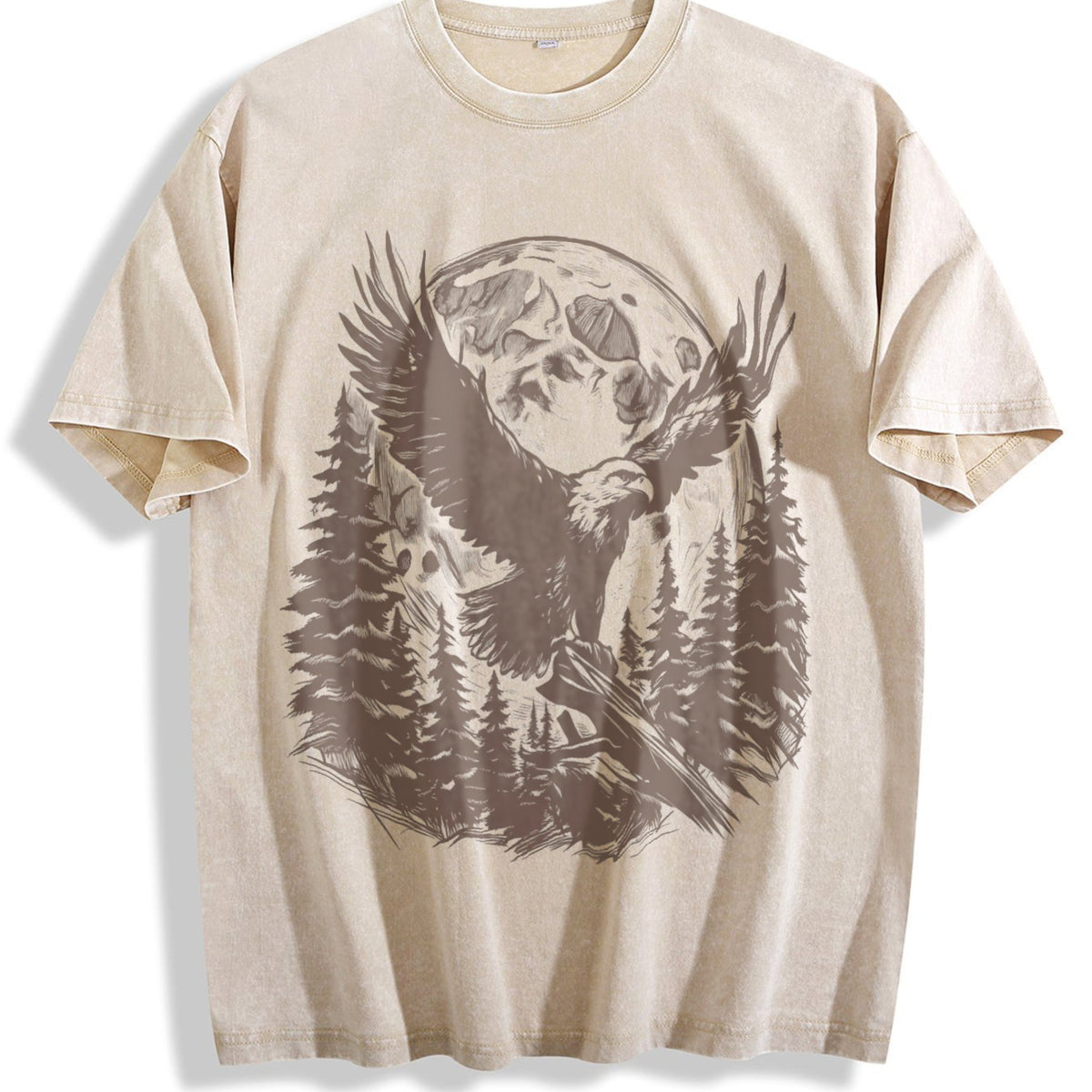 90s Eagle Moon Vintage Washed T-Shirt product image 1