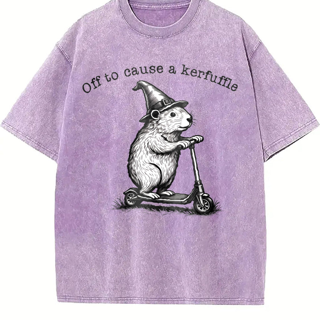 Off To Cause A Kerfuffle Vintage Washed T-Shirt product image 6