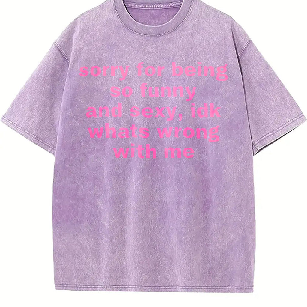 Sorry For Being So Funny And Sexy Vintage Washed T-Shirt product image 6