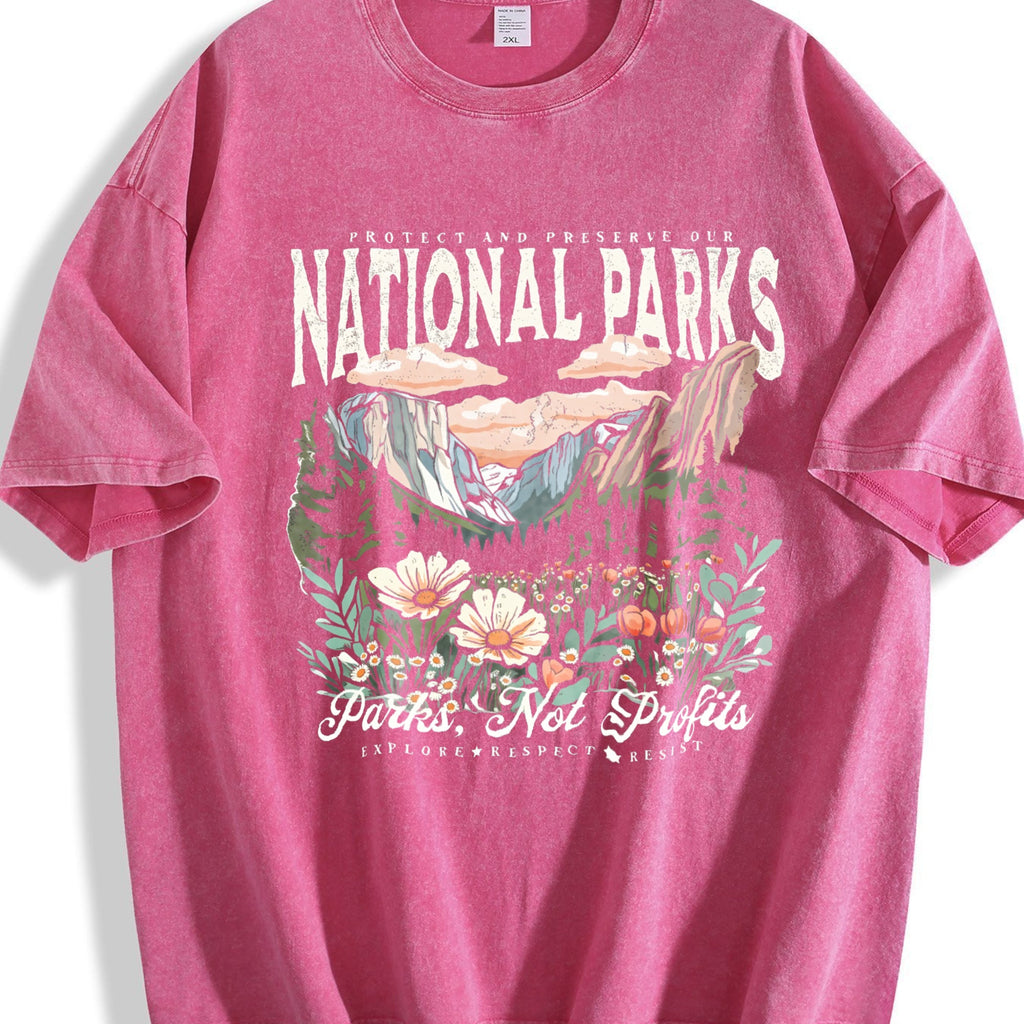 Appropriate For Both Vintage Washed T-Shirt product image 7