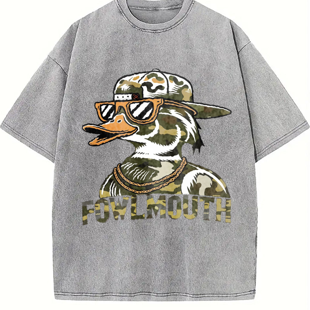 Camo Cool Duck Fowlmouth Muscle Vintage Washed T-Shirt product image 5